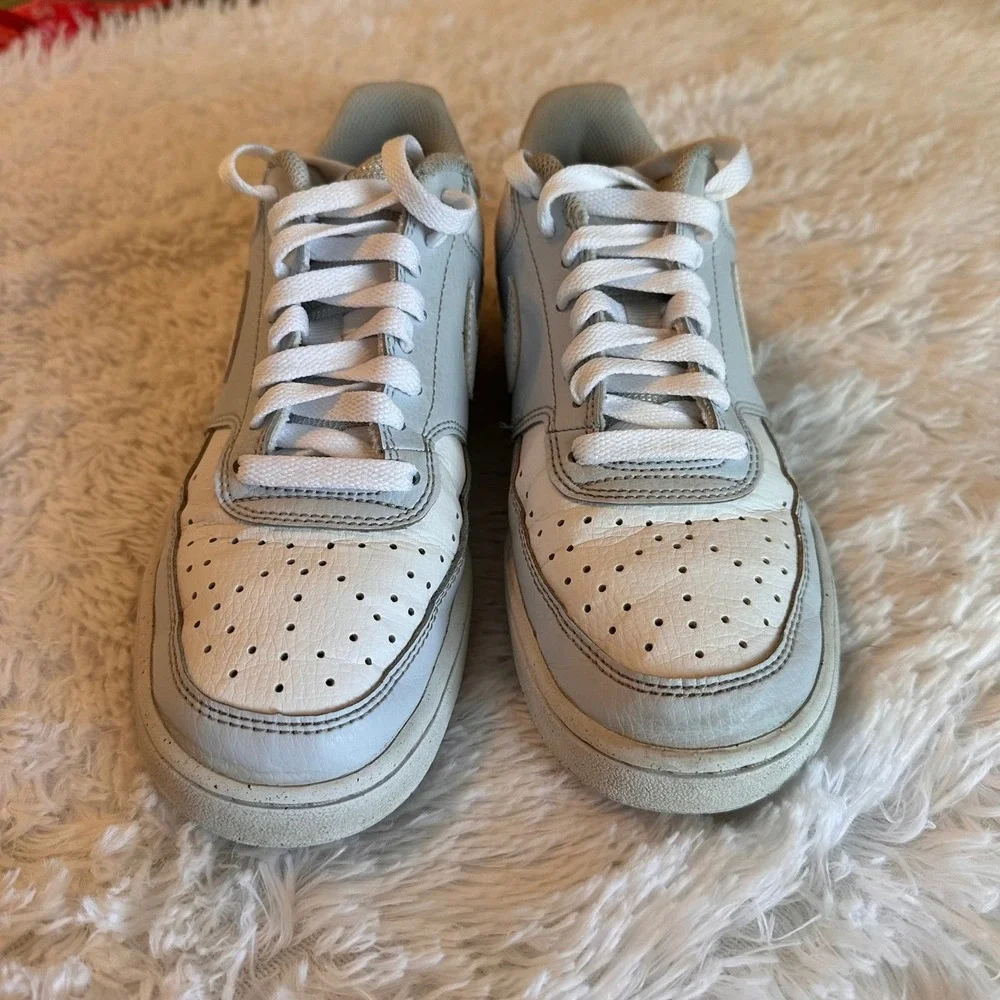 Nike Court Vision Low Next Nature Womens blue White Sneakers DH3158-004 Size 7.5